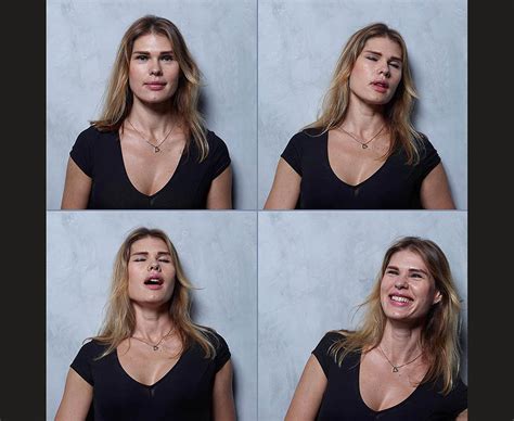 Photographer captures women’s ‘orgasm faces’ before, during。